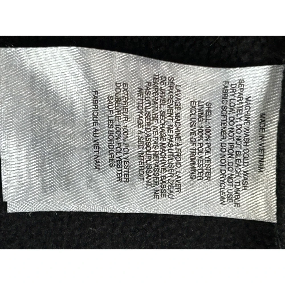 Columbia Mens Black Softshell Fleece Lined Full Zip Jacket Size 2X Big & Tall